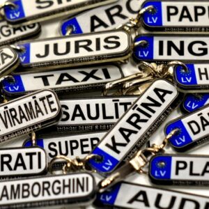 Suvenīru ražošana Personalizēts atslēgu piekariņš "Supernumurs"