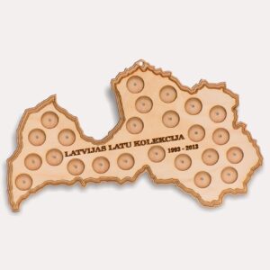 Latu kolekcija_1 Latvijas jubilejas latu kolekcijas monētu turētājs