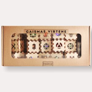 15LED_LV-KR 15 LED gaismas virtene ar latvju zīmēm