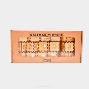 SD_LED_15_ZS_B_1 15 LED gaismas virtene ar ziemassvētku zīmēm