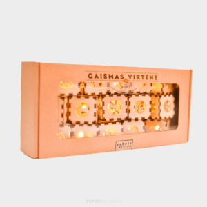 SD_LED_15_ZS_B_2 15 LED gaismas virtene ar ziemassvētku zīmēm