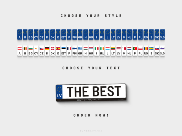 Personalizēts suvenīrnumurs / Lielais