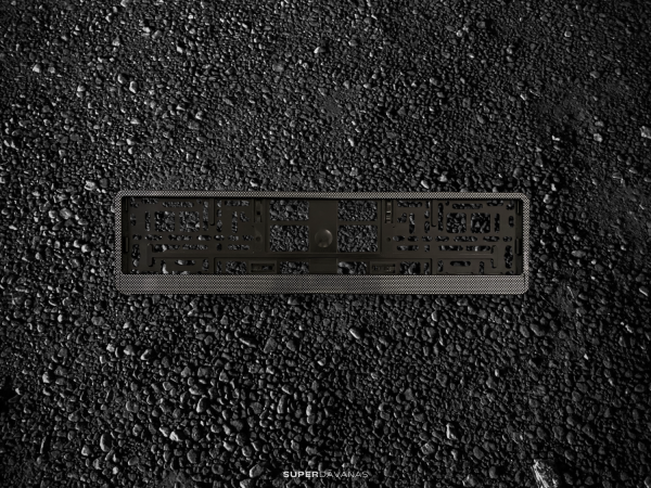 Auto numura turētājs / Karbona imitācija