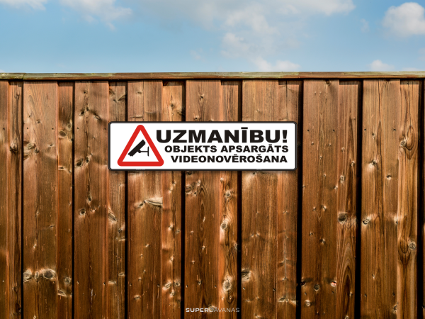 SD_Bridinajuma zime_2_1 Brīdinājuma zīme / Videonovērošana