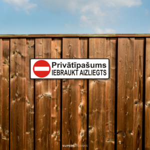 Brīdinājuma zīme / Iebraukt aizliegts