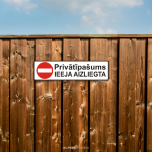 SD_Bridinajuma zime_4_1 Brīdinājuma zīme / Ieeja aizliegta
