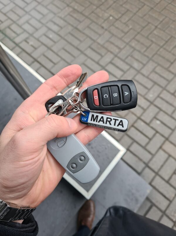 Personalizēts atslēgu piekariņš "Supernumurs"