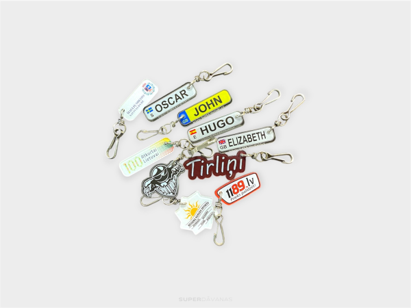 Personalizēts atslēgu piekariņš "Supernumurs"